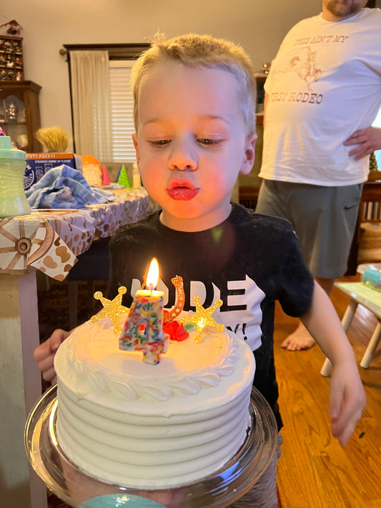 Birthday Numbers (classic sprinkle look)