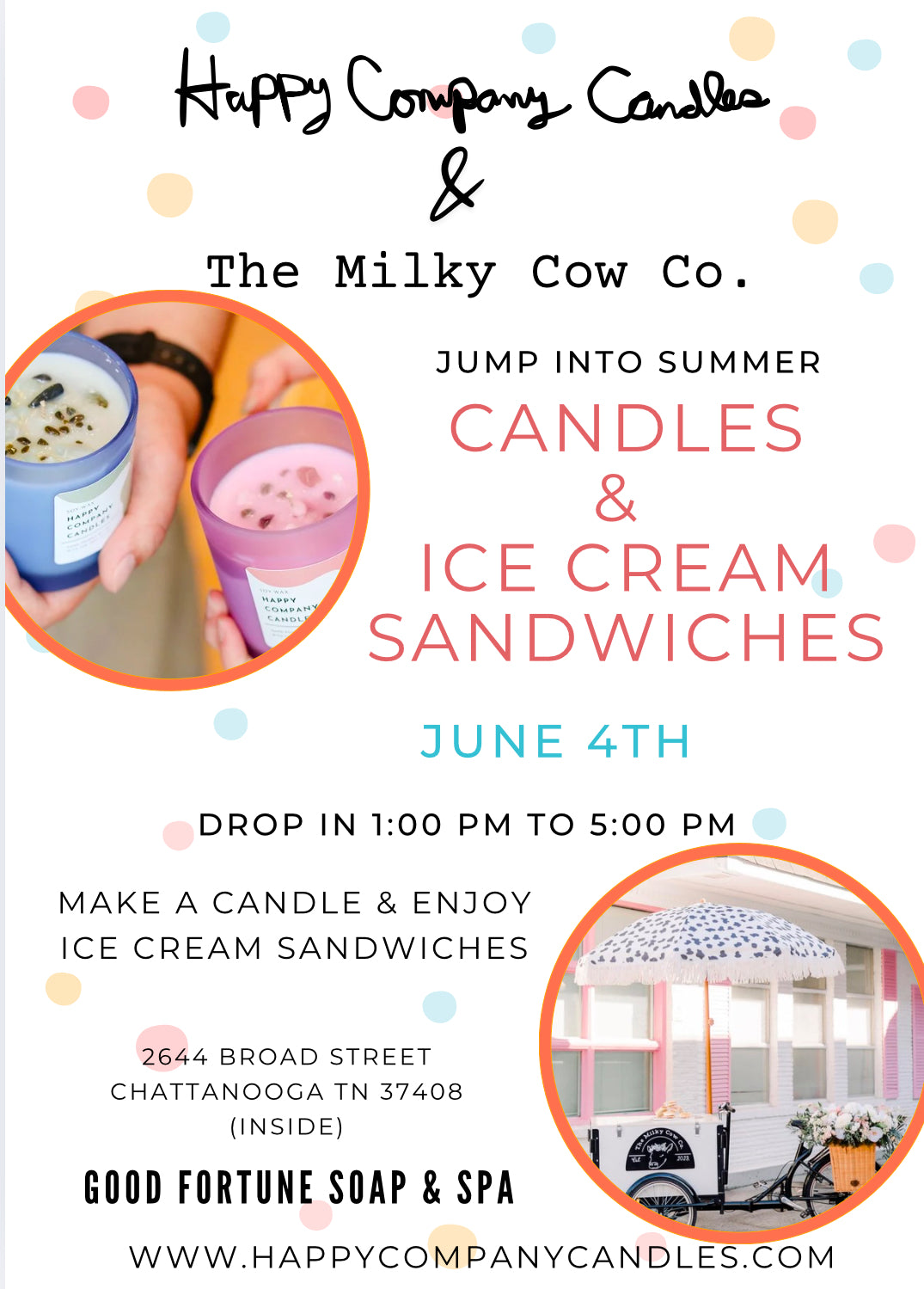 Candles & Ice Cream Sandwiches