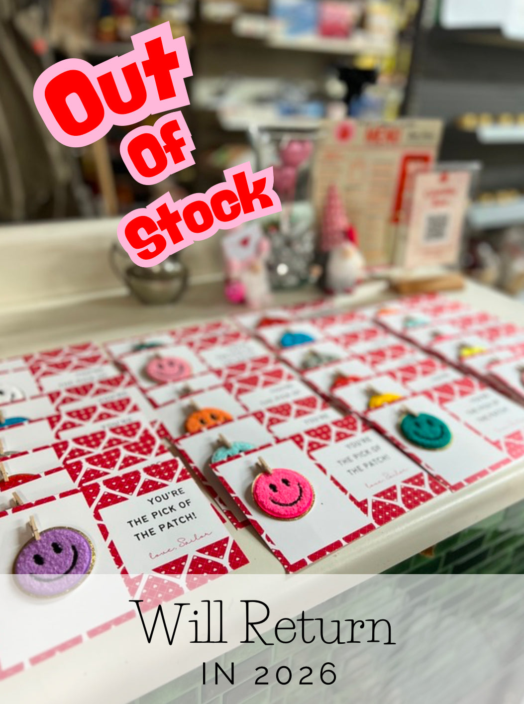 ❤️You’re the pick of the Patch (Custom Valentine favors with 1 patch per card)