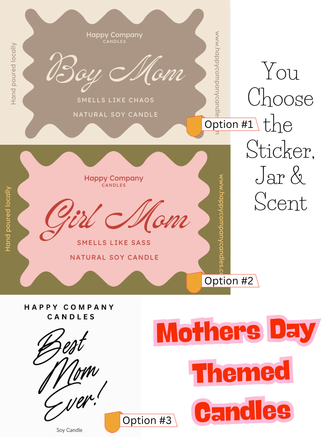 Mother Day Candles (*Place By 5/9 to receive by 5/11*)