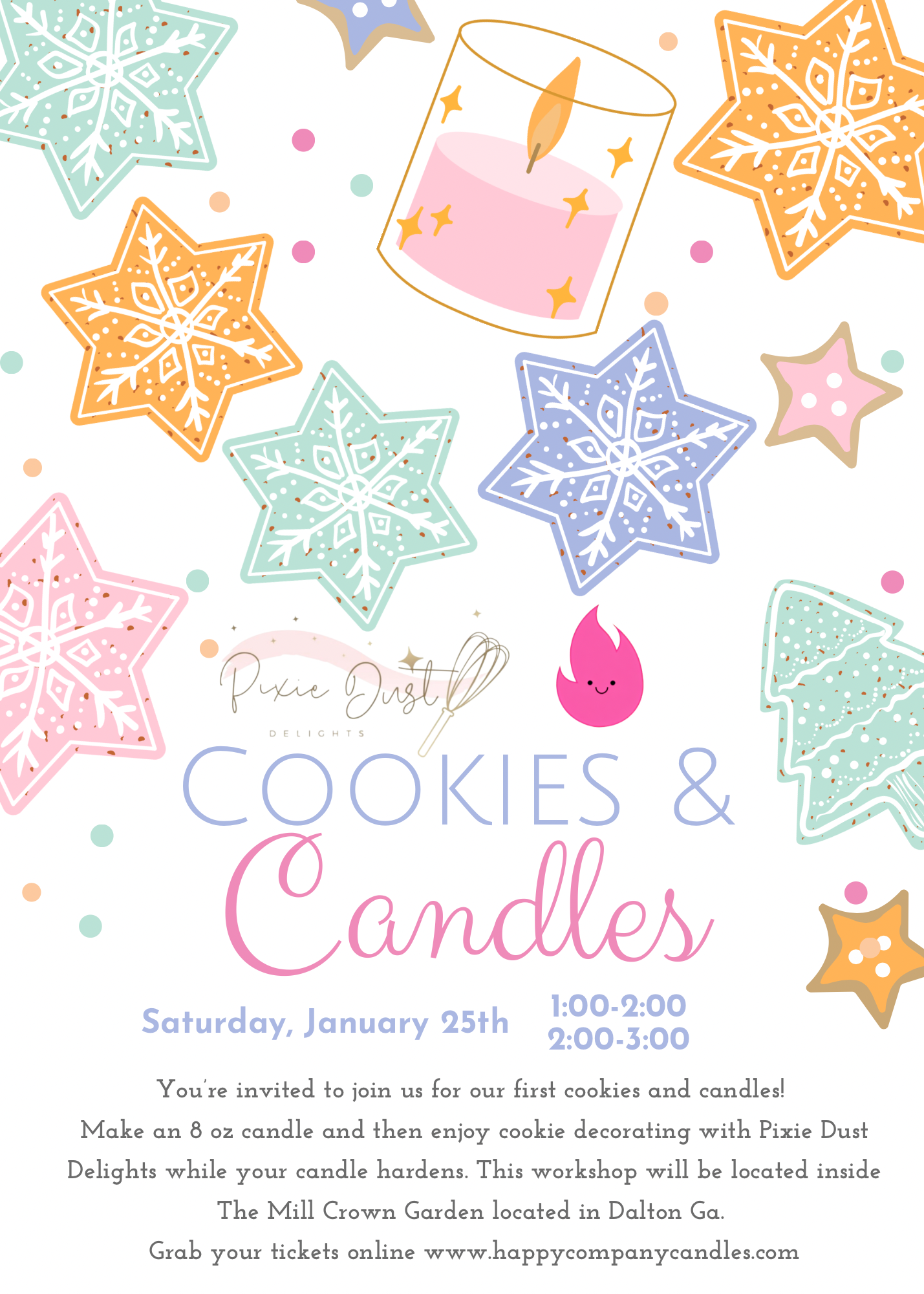 ❄️Winter Cookies & Candles