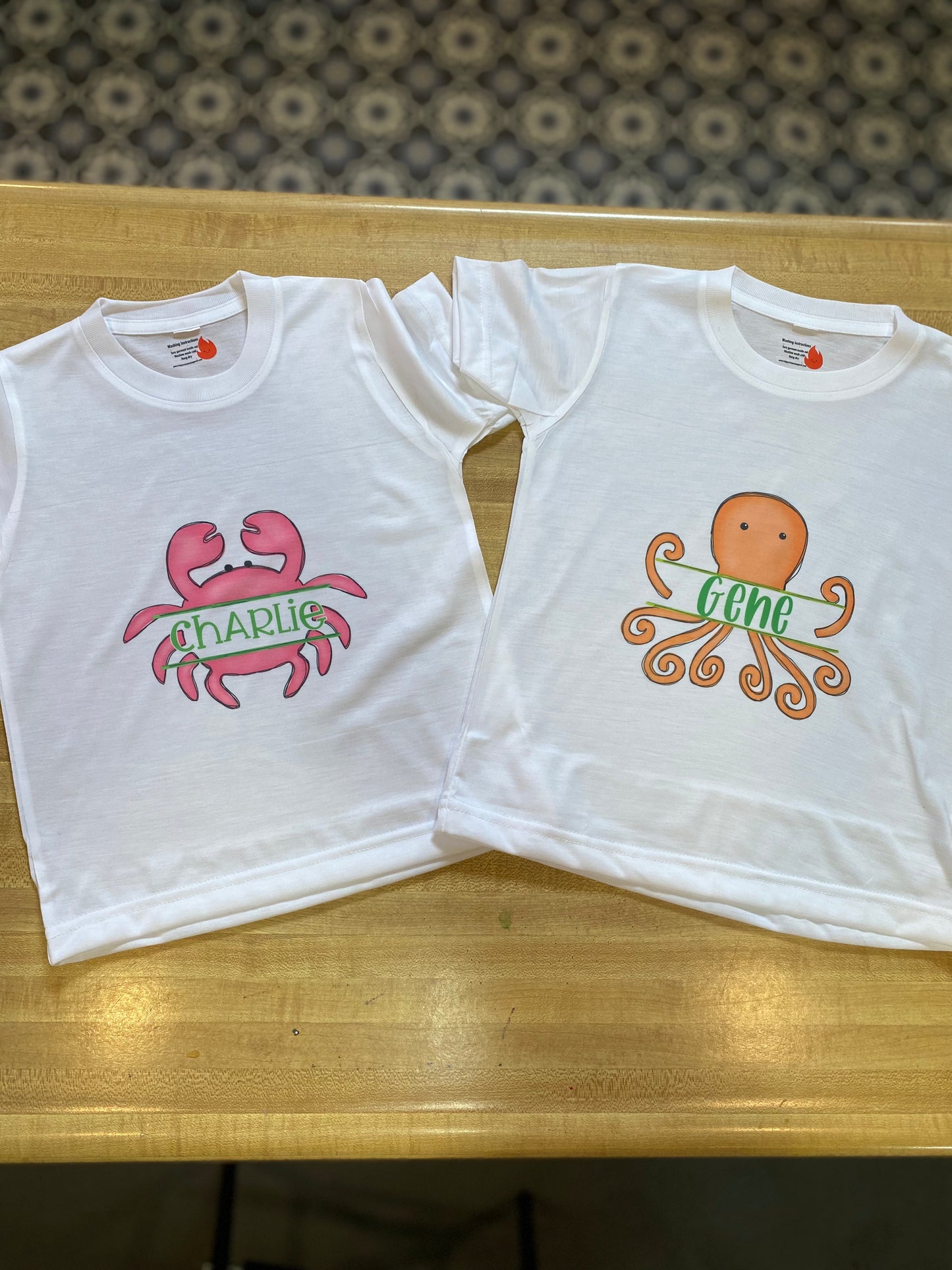 Ocean Theme Custom Name (Boy or Girl)-Youth