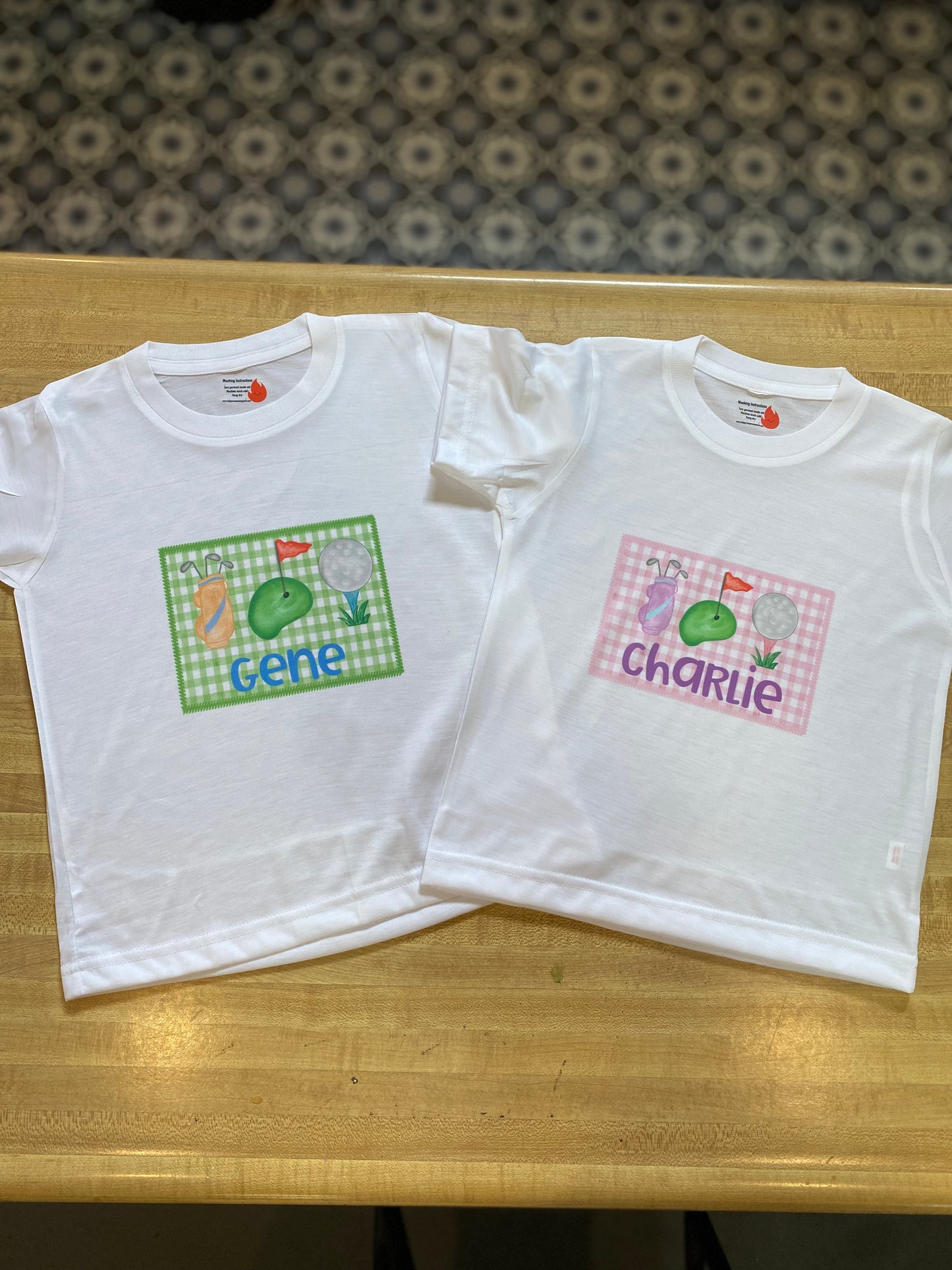 Golf Theme Custom Name (Boy or Girl)-Youth