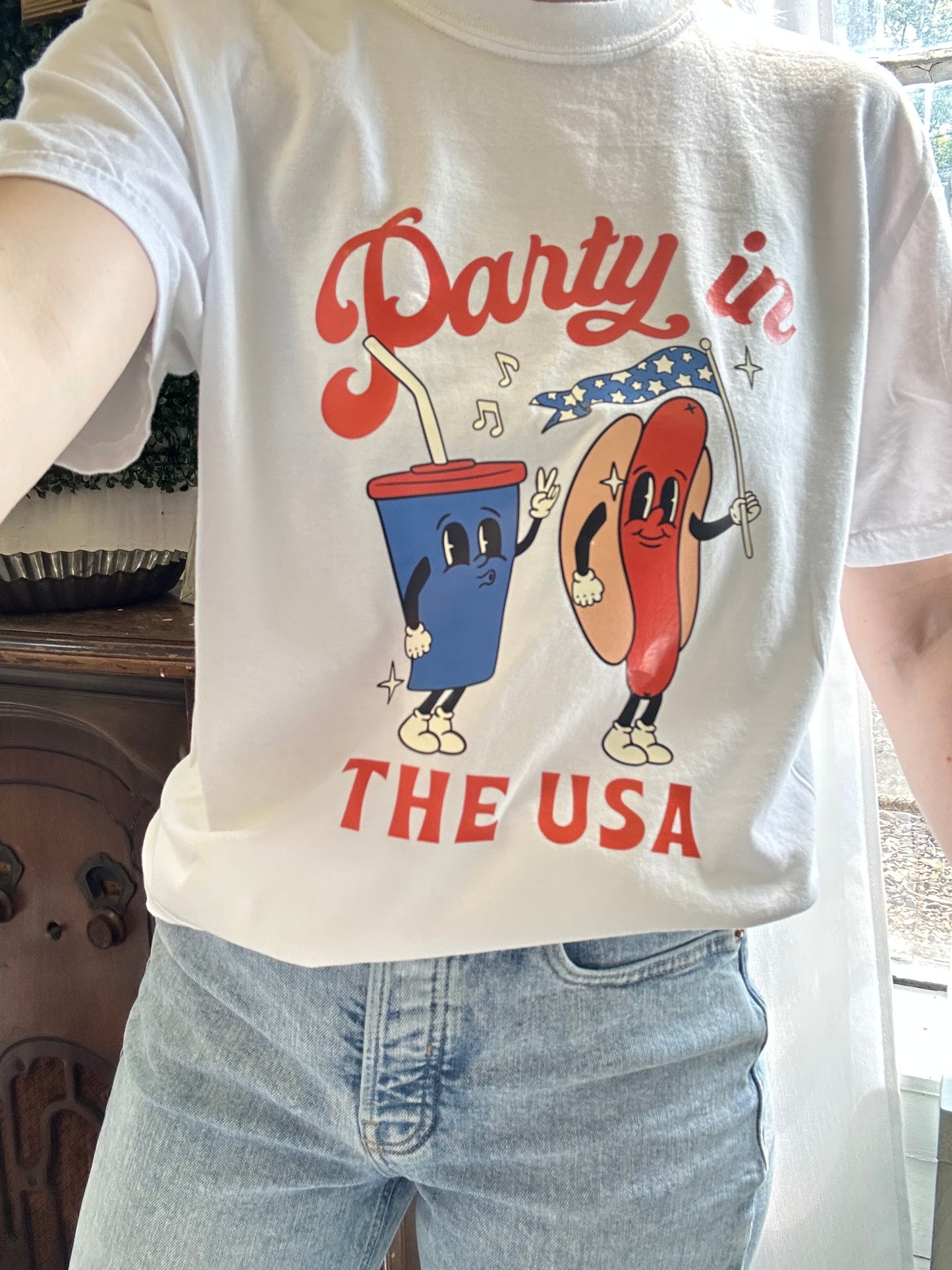 Party In The USA- (Adult) Comfort Colors TShirts
