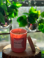 Frosted Vessels with Bamboo Lid (10oz)-Light Color options