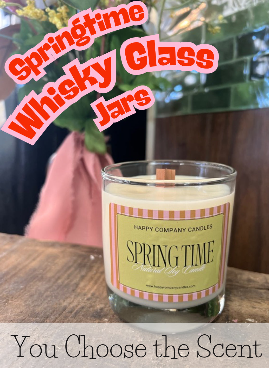 Springtime Glass Jars
