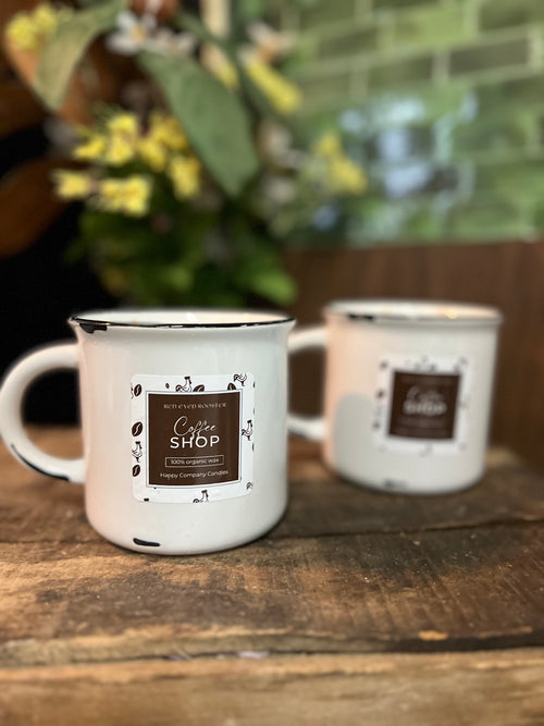 Coffee Mug Candle (Red Eyed Rooster x Happy Company Candles)
