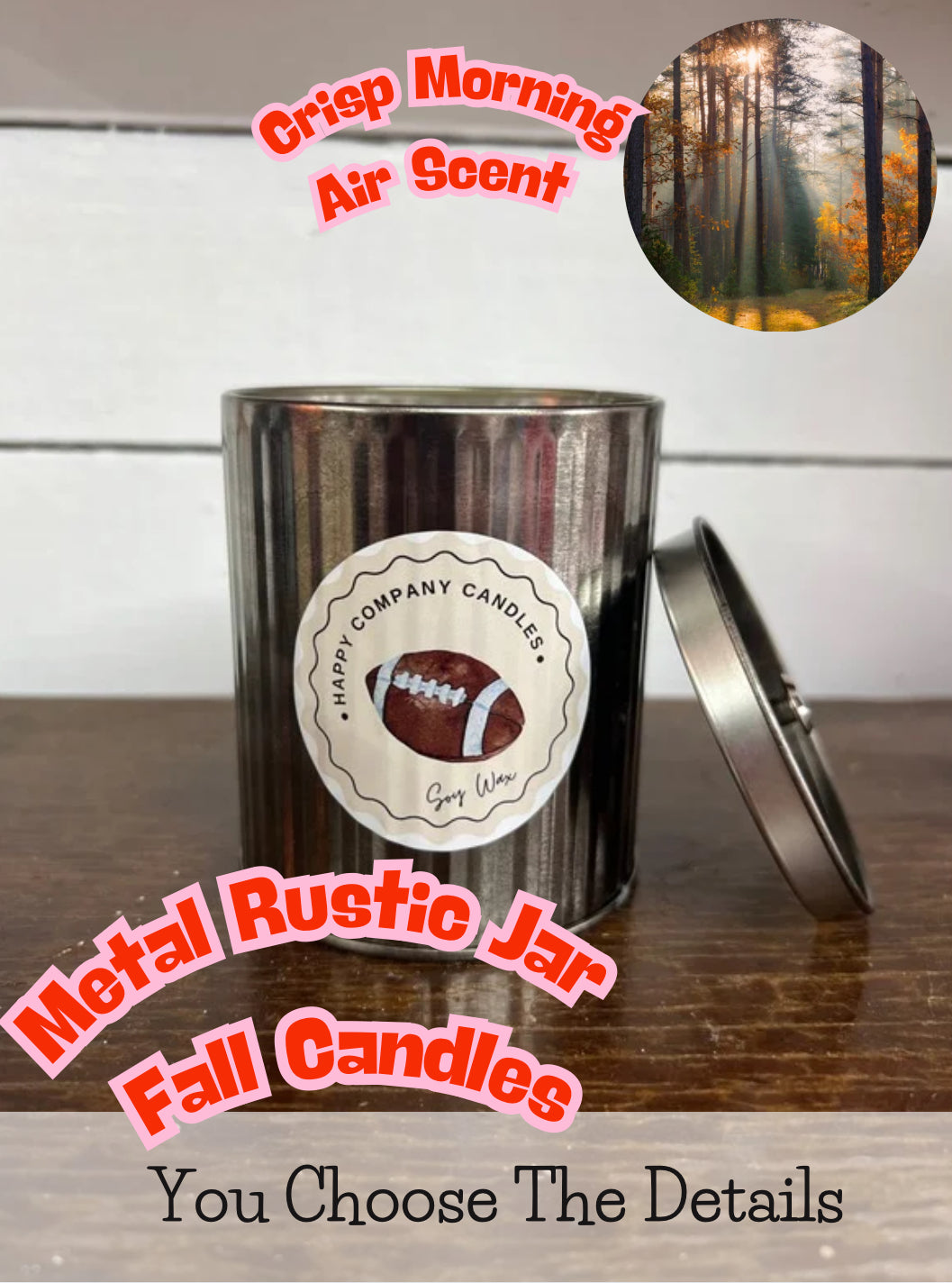 Metal Rustic Fall Scents (Choose details below)