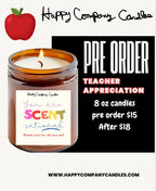 🍎Teacher Appreciation Candles