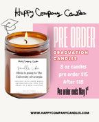 🎓Graduation Candles 📦✨PRE ORDER✨📦 (Pre order ends May 1st)