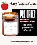 🍎Teacher Appreciation Candles