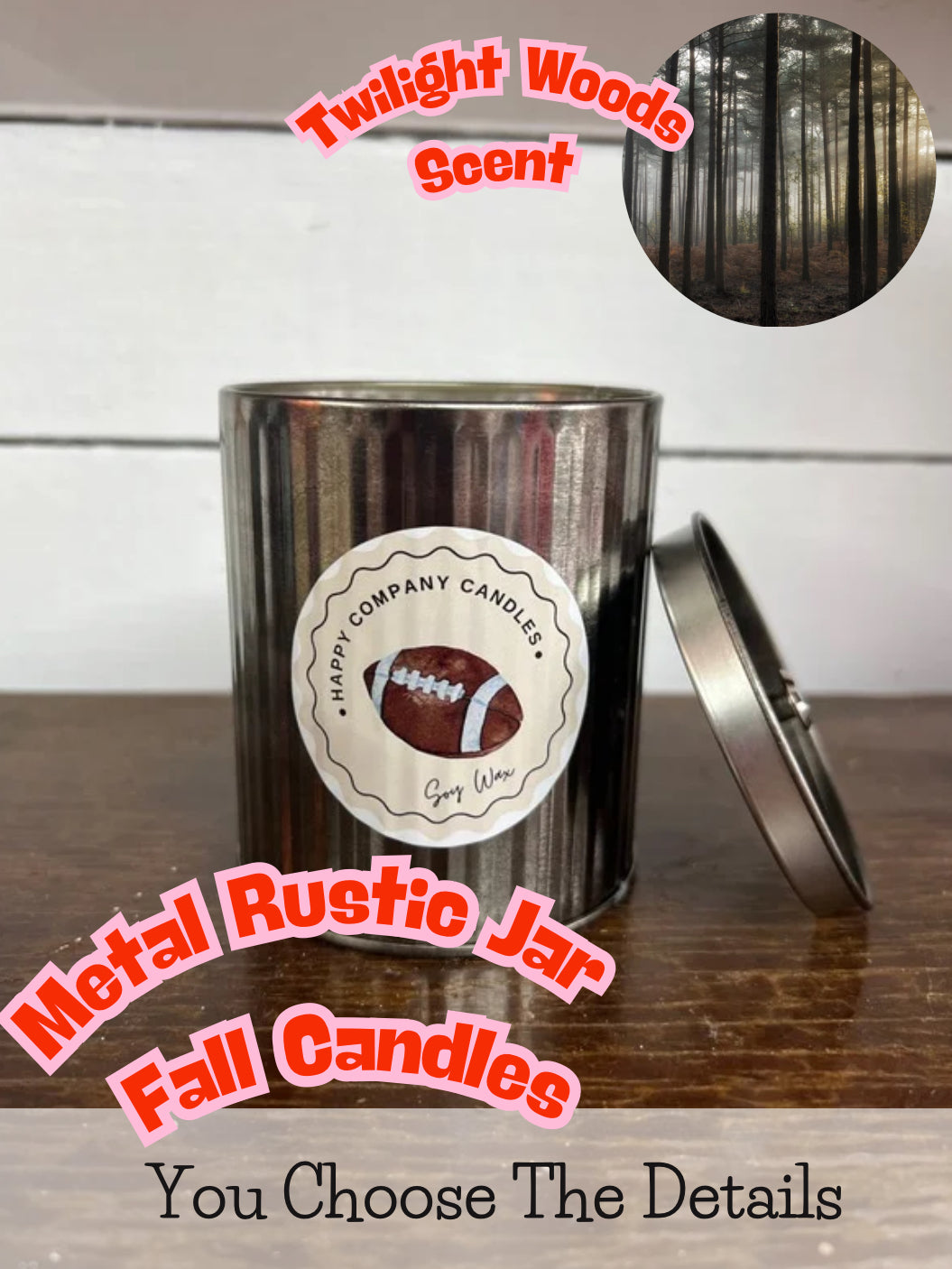Metal Rustic Fall Scents (Choose details below)