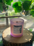 Frosted Vessels with Bamboo Lid (10oz)-Light Color options