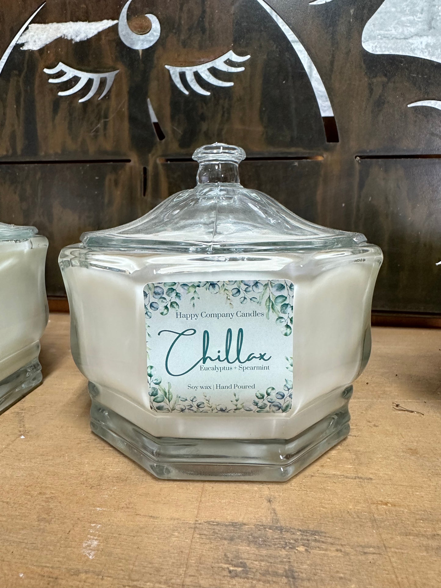 Candy Dish Jar (20 oz)—Chillax(Notes of Eucalyptus)