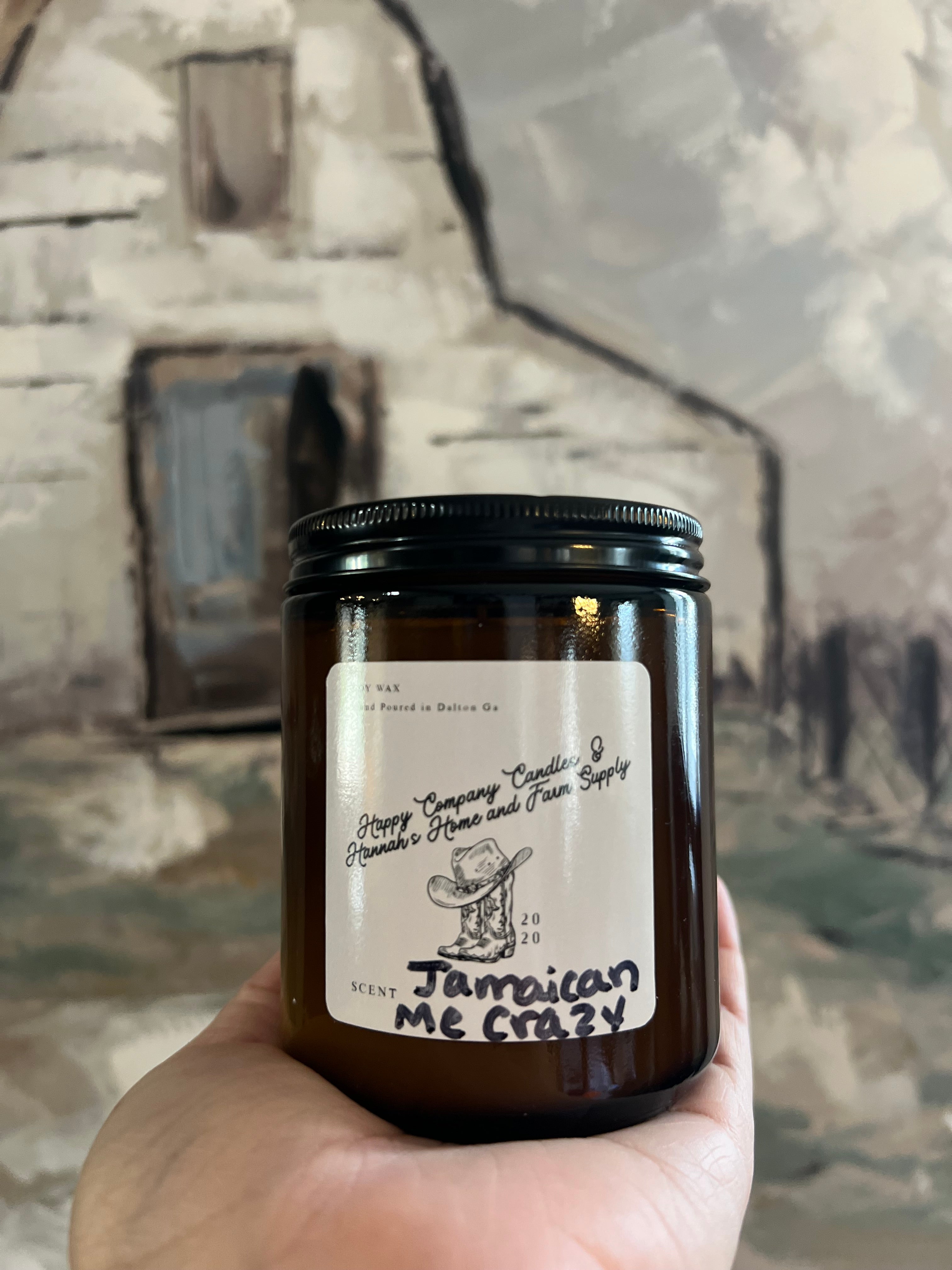 Amber Western Jar (8 oz)