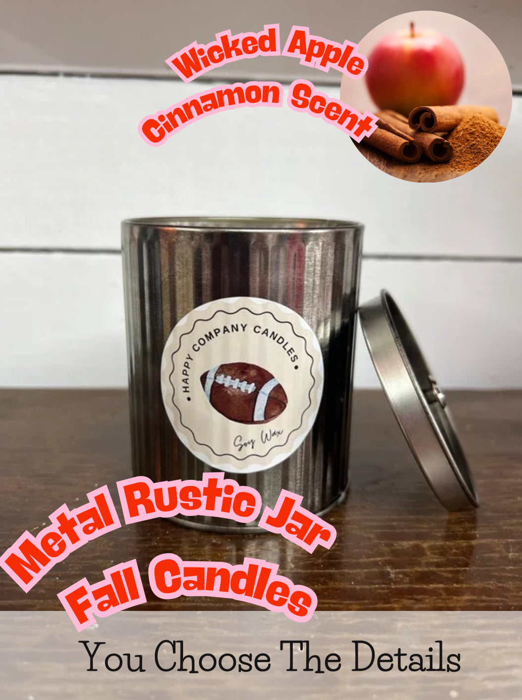 Metal Rustic Fall Scents (Choose details below)