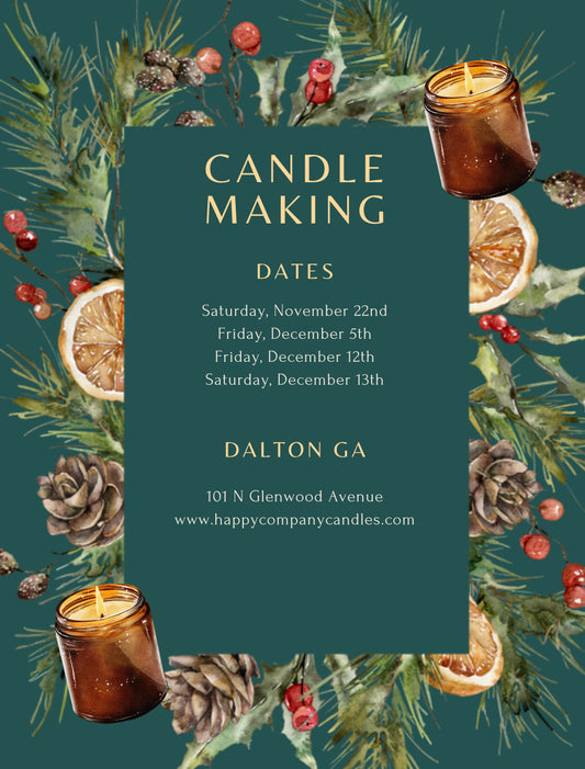 Candle Making (*please remember quantity selected means the number of people participating*)