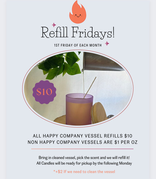 Friday Refill Special (1st Friday of each month)