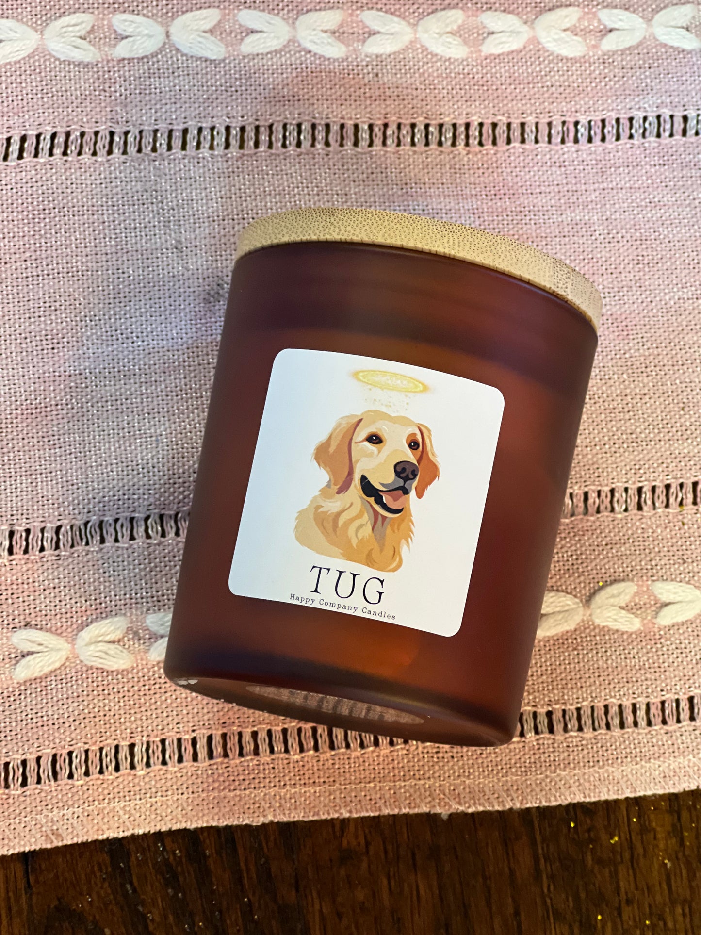 Pup theme Candle