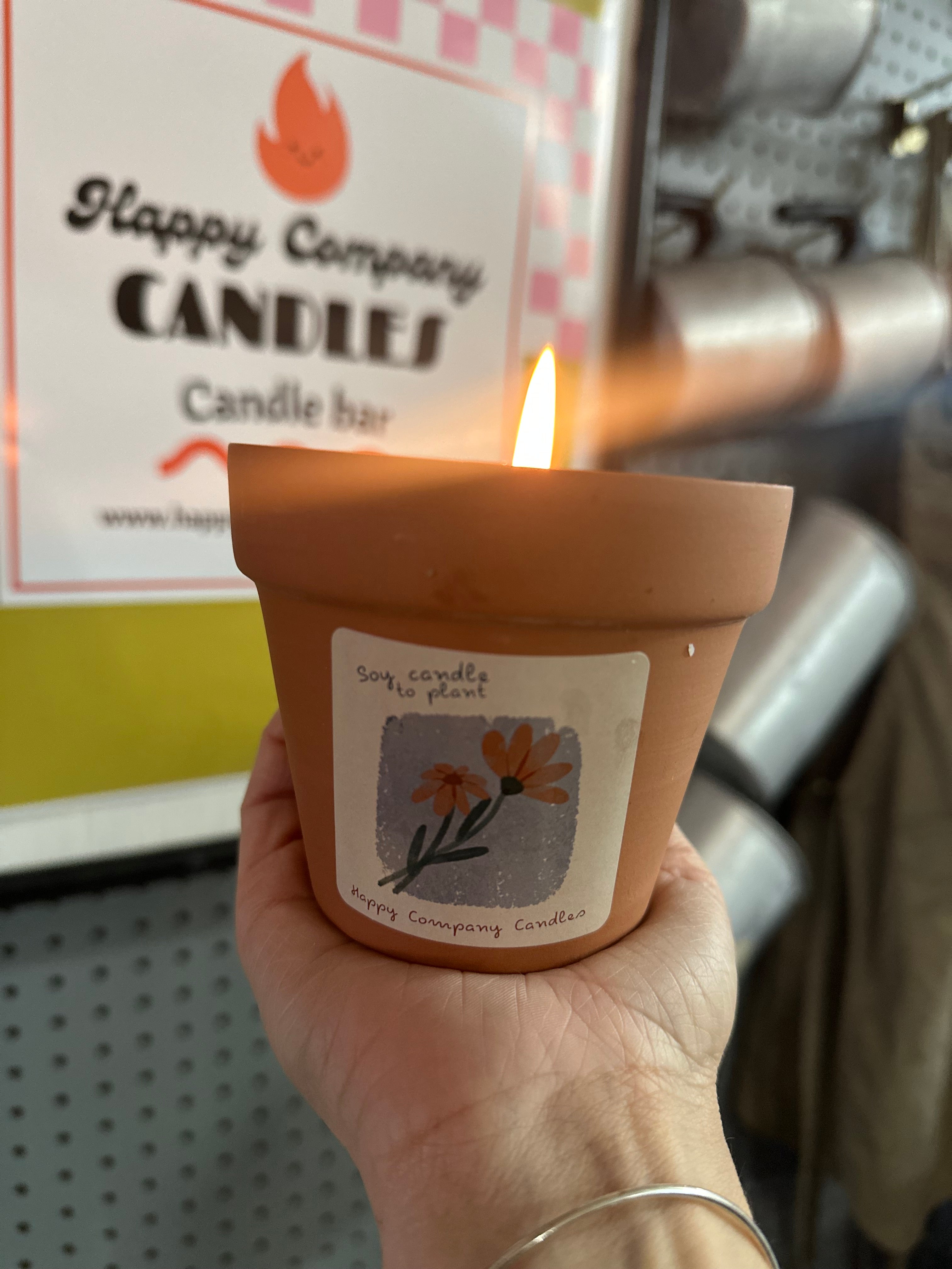 Candle to Planter