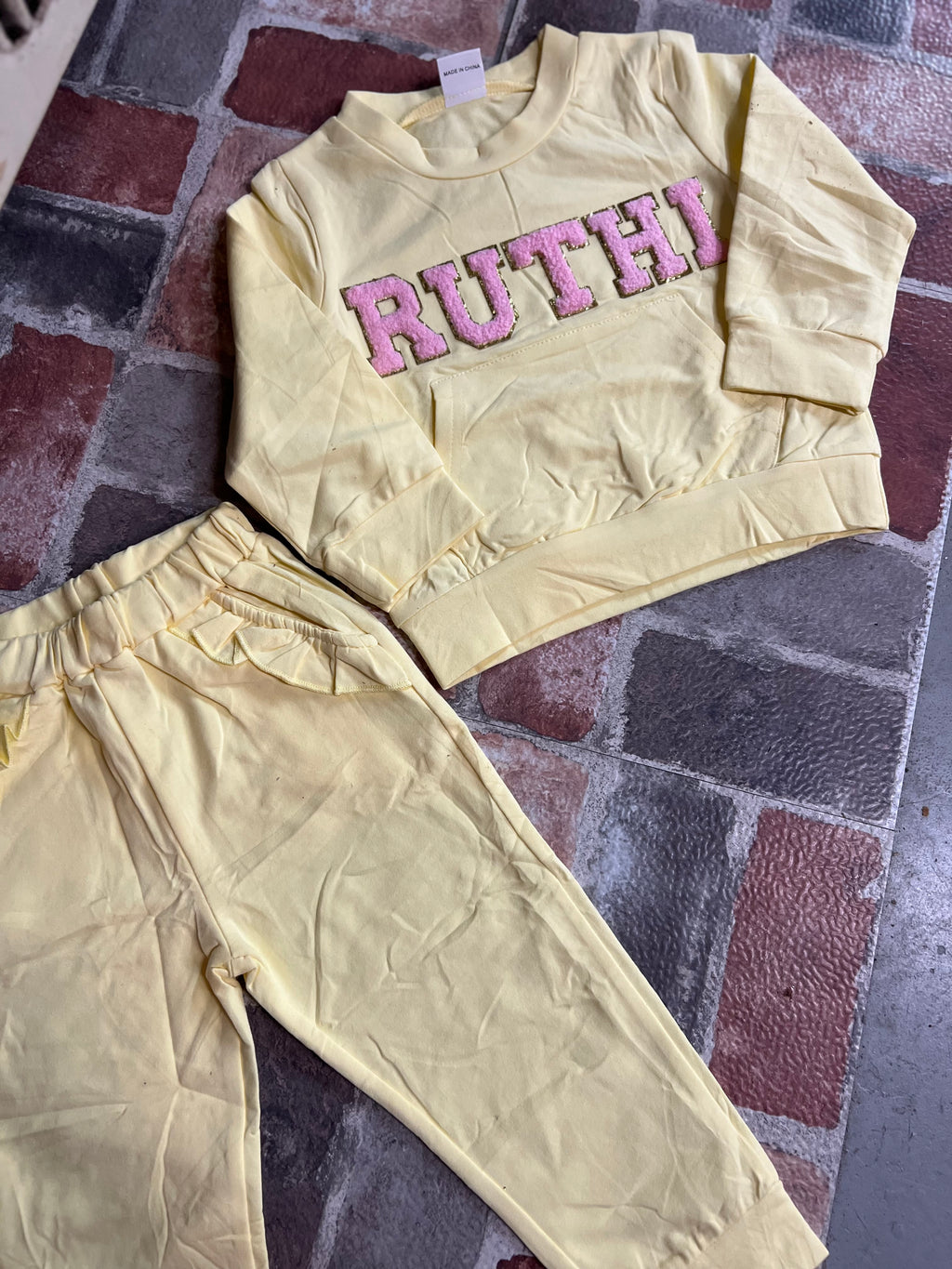 Customize Sweatsuite for Youngsters (Sweatshirt and Pants)