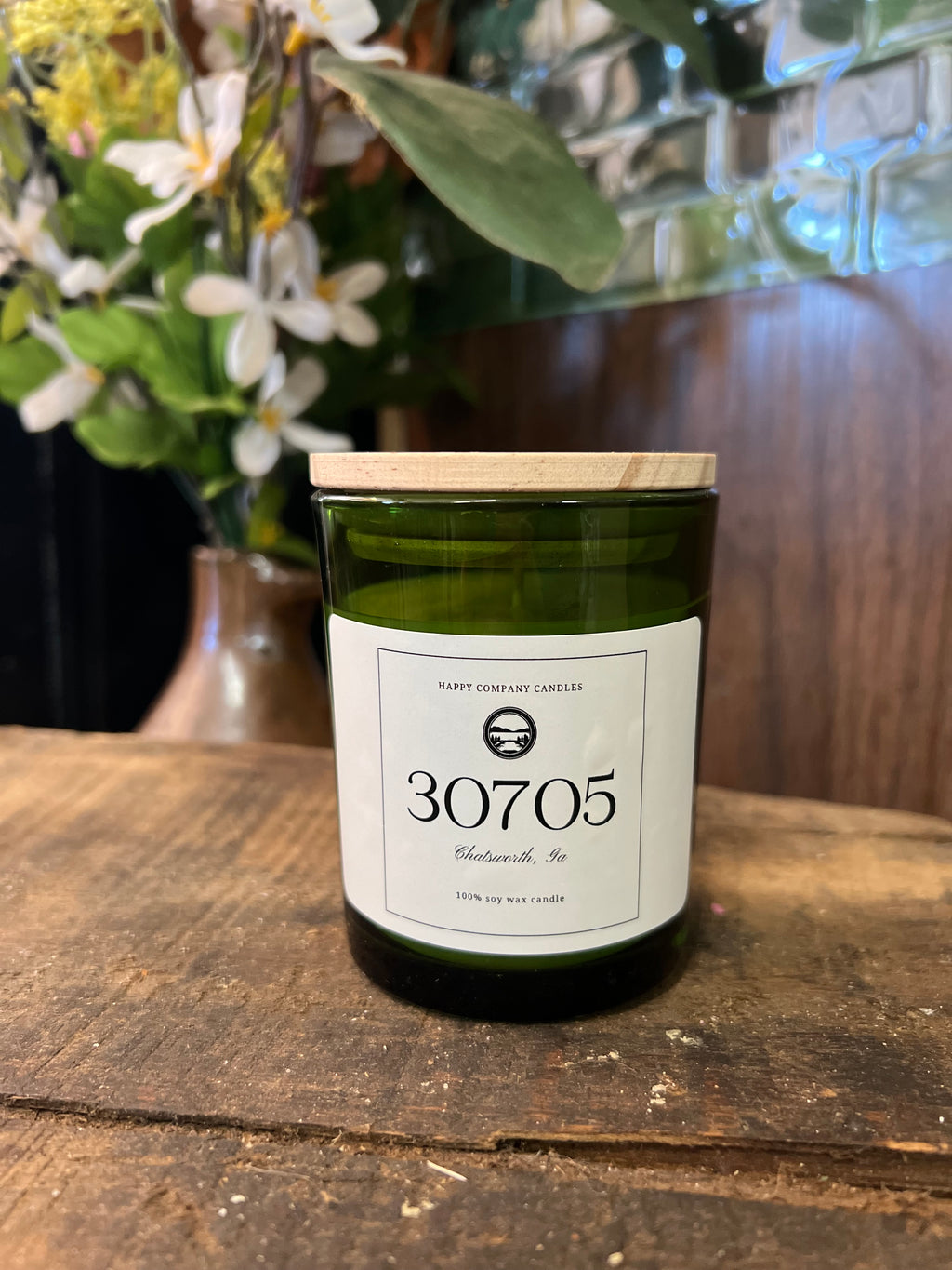 Area Code Candle Zip Code Green Jar – Happy Company Candles