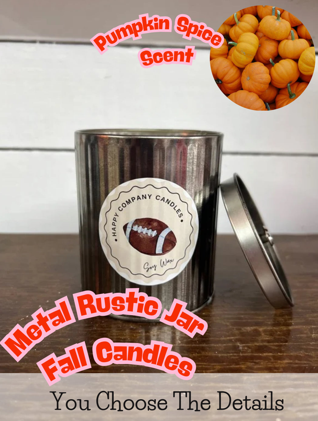 Metal Rustic Fall Scents (Choose details below)