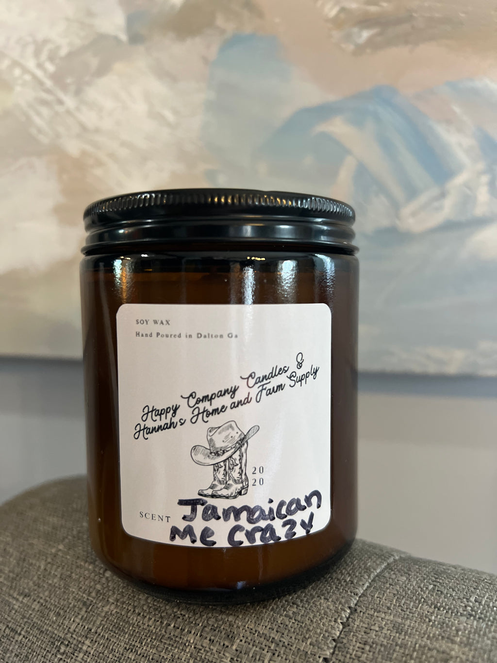 Amber Western Jar (8 oz)