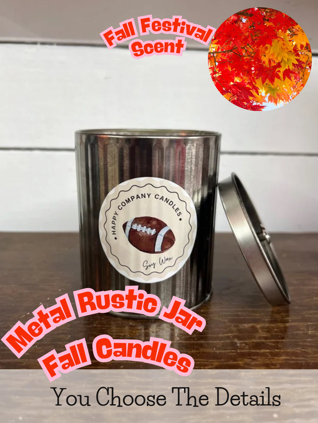 Metal Rustic Fall Scents (Choose details below)