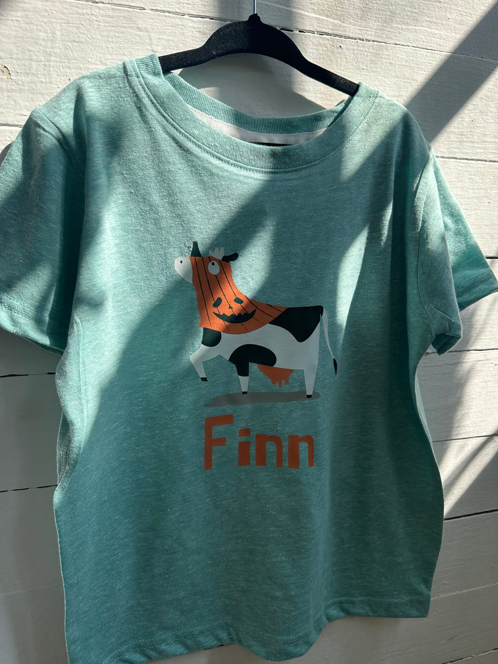 Customize Cow Pumpkin Design