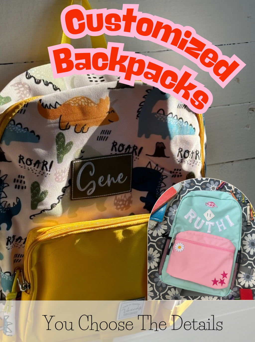 Customize BackPacks