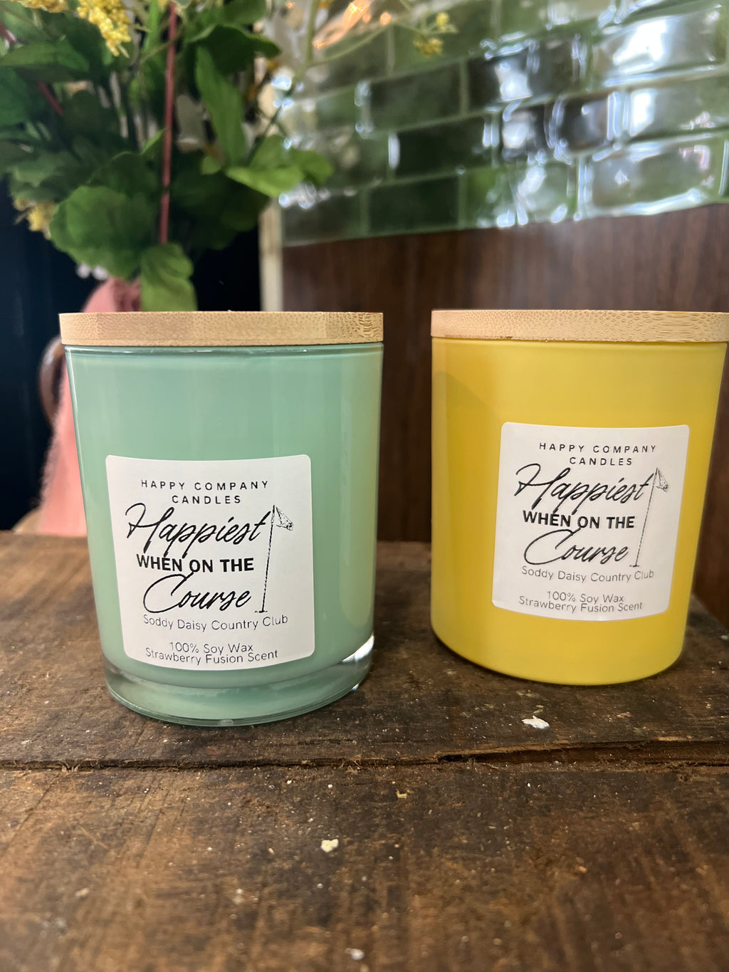 Happiest When On The Course Candle ⛳️