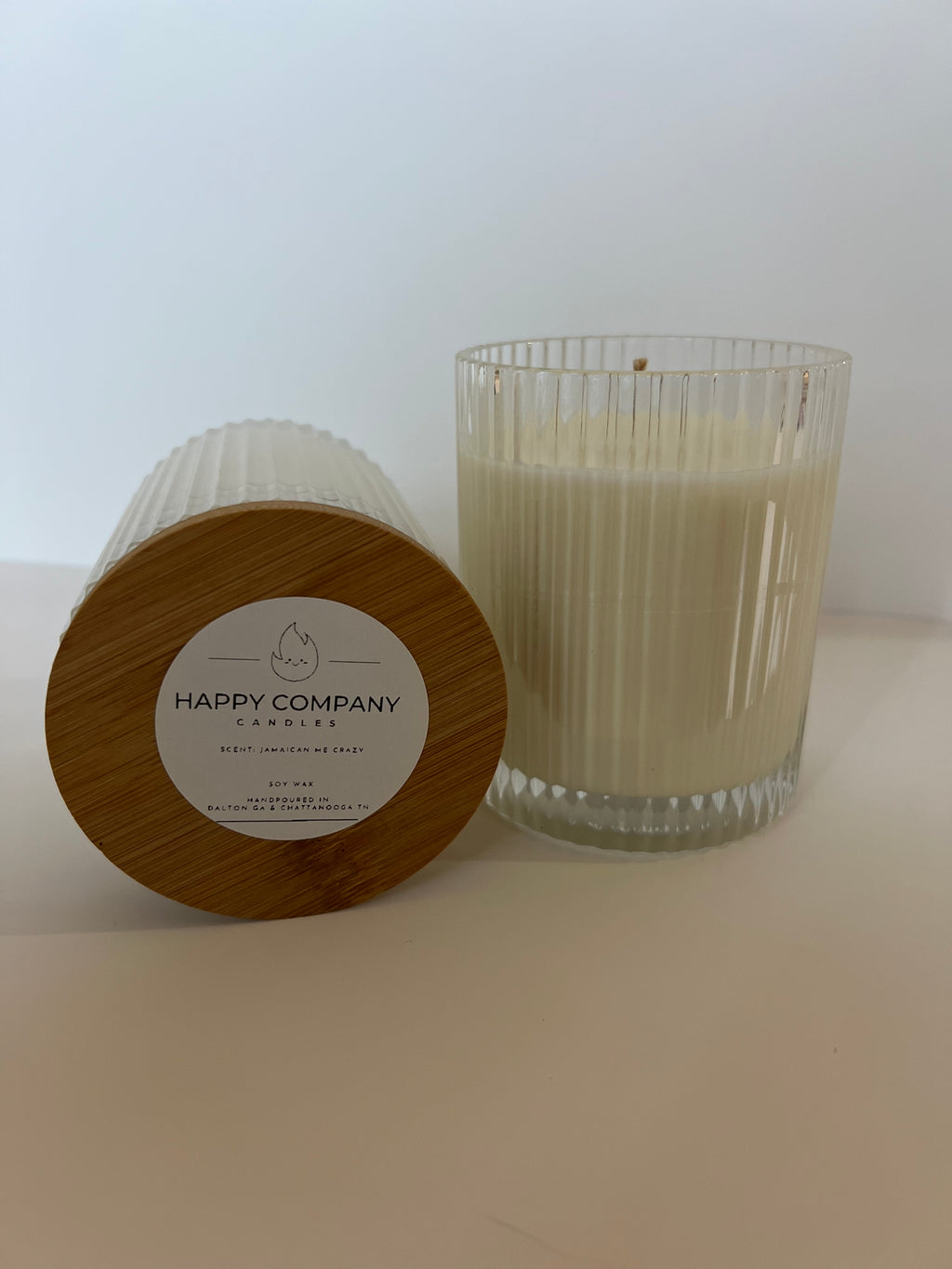 Clear Ribbed Jar (10 oz)