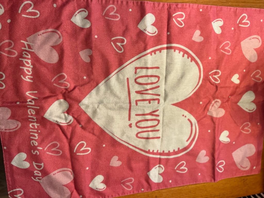 Love You Outdoor Flag