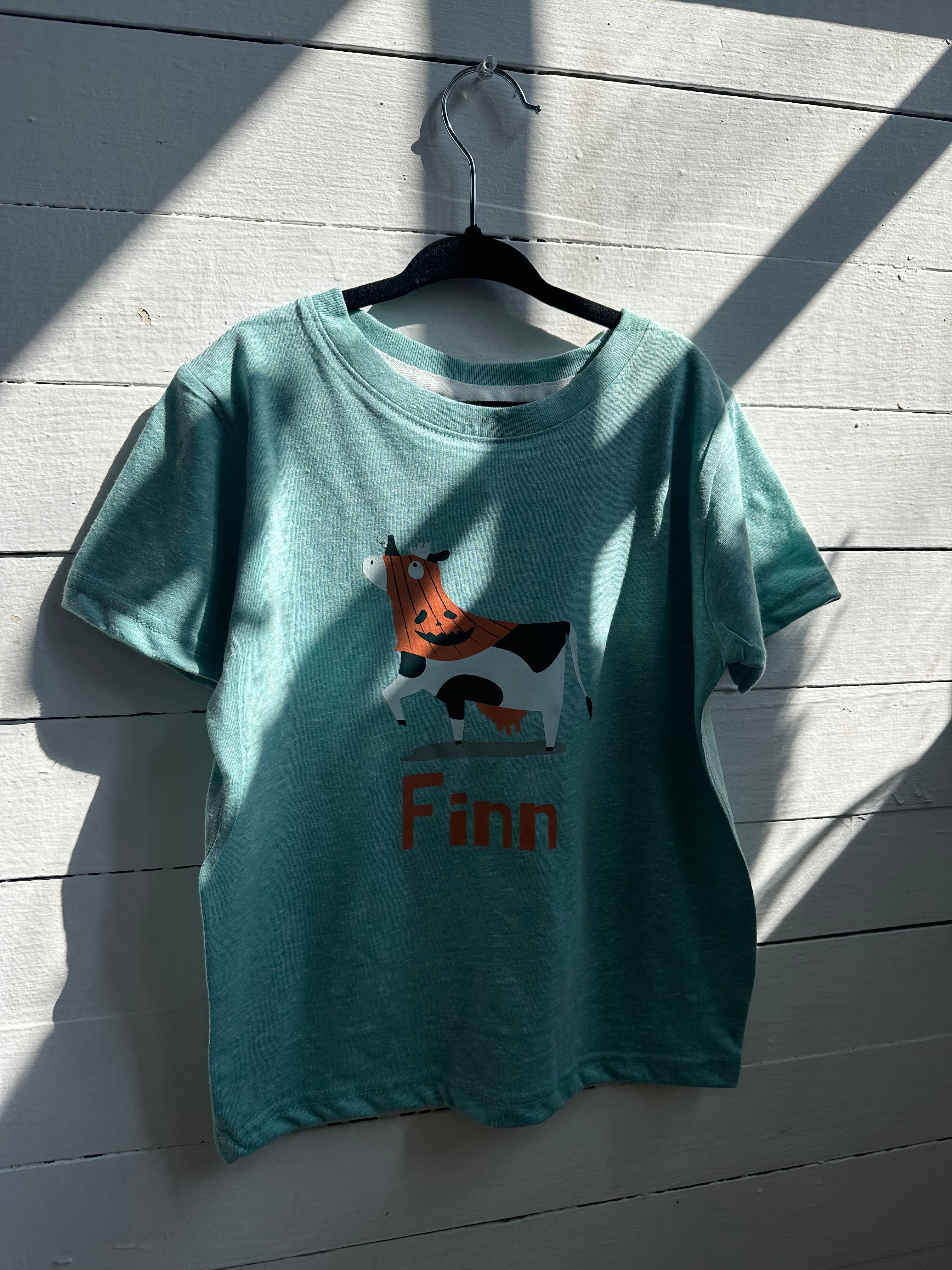 Customize Cow Pumpkin Design