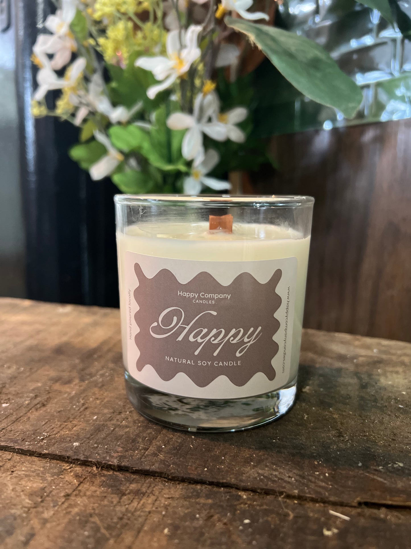 Whisky Glass Happy Jar