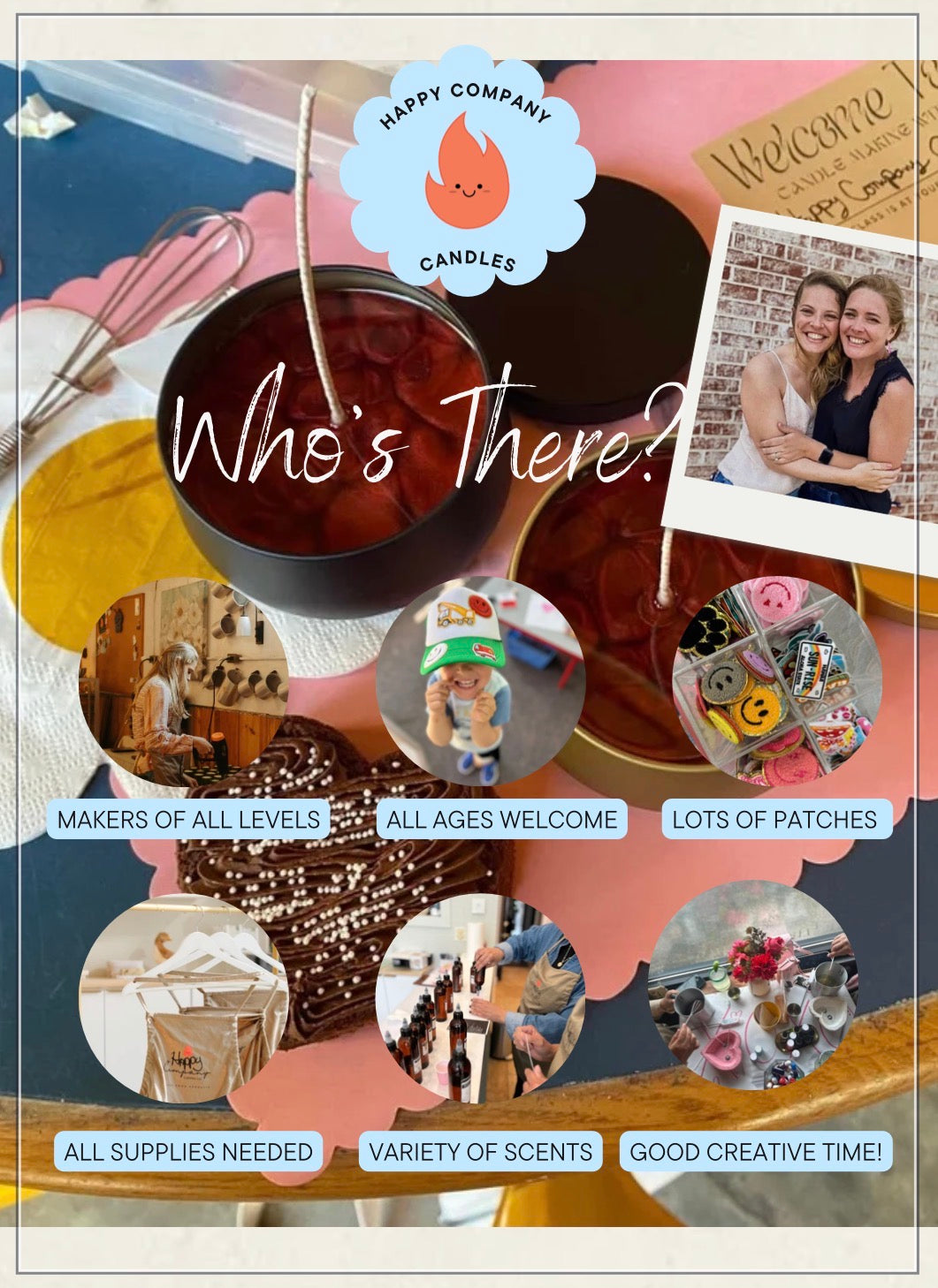 Valentines Day Candle Workshop (Remember Quantity means number of people for this product)