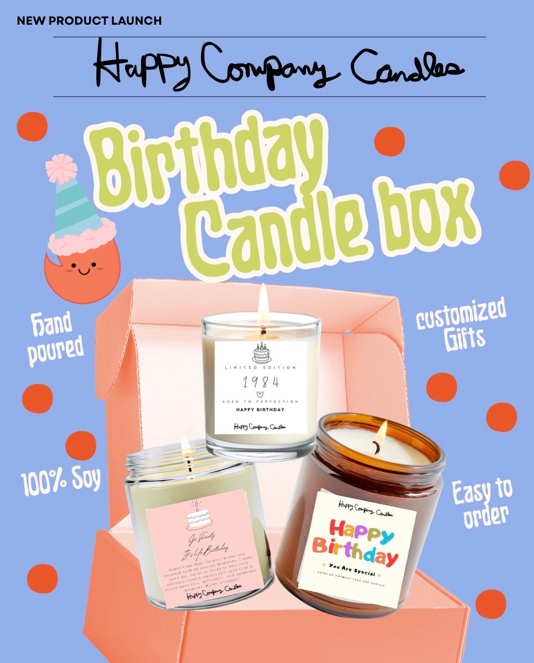 🎉🎈Birthday Candle Box