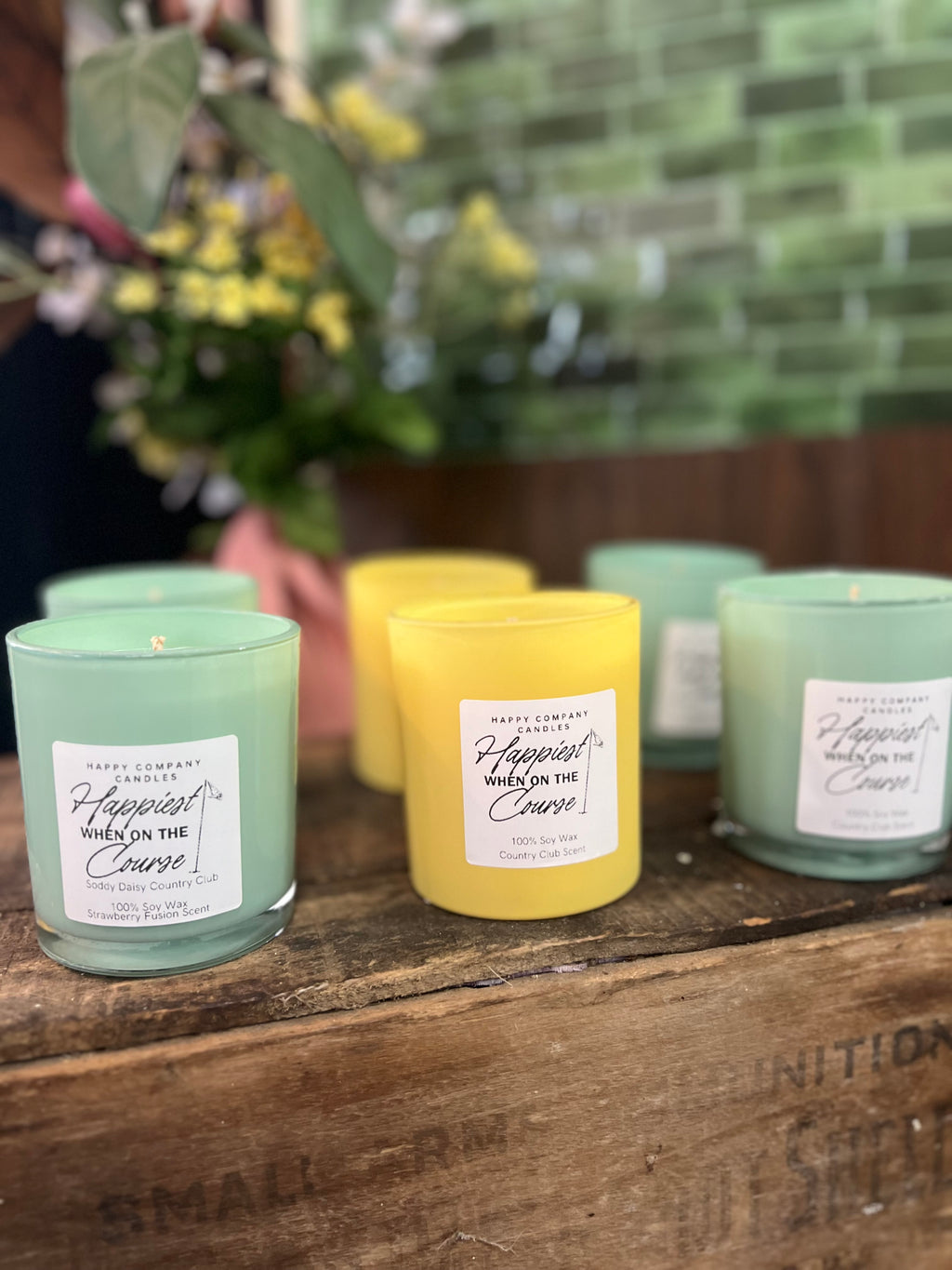 Happiest When On The Course Candle ⛳️