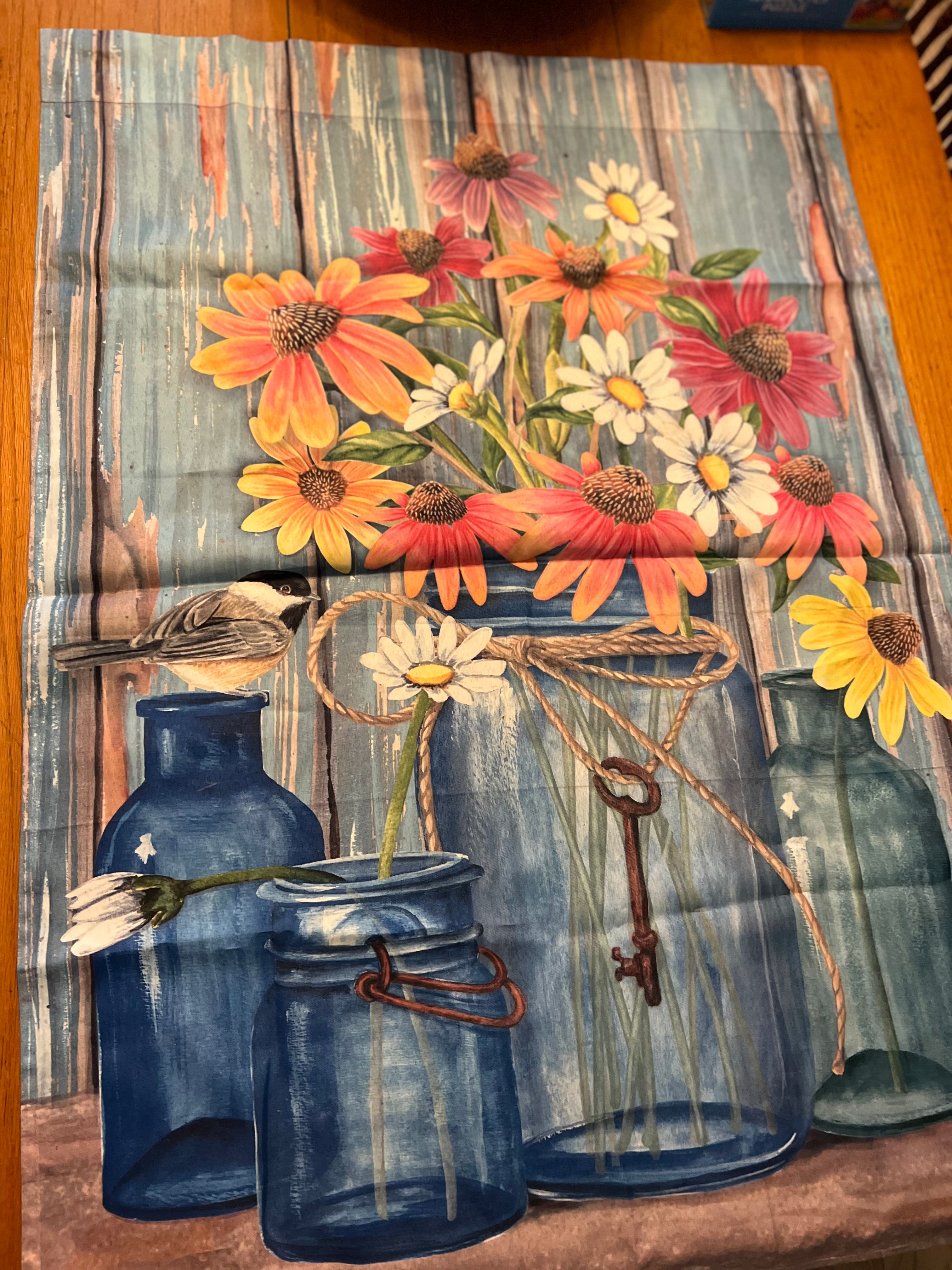 Rustic Theme Outdoor Flag