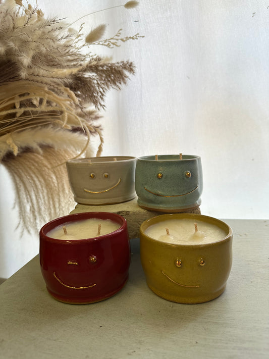 Happy Smiley (12 oz) Vessels (Fall Scents)