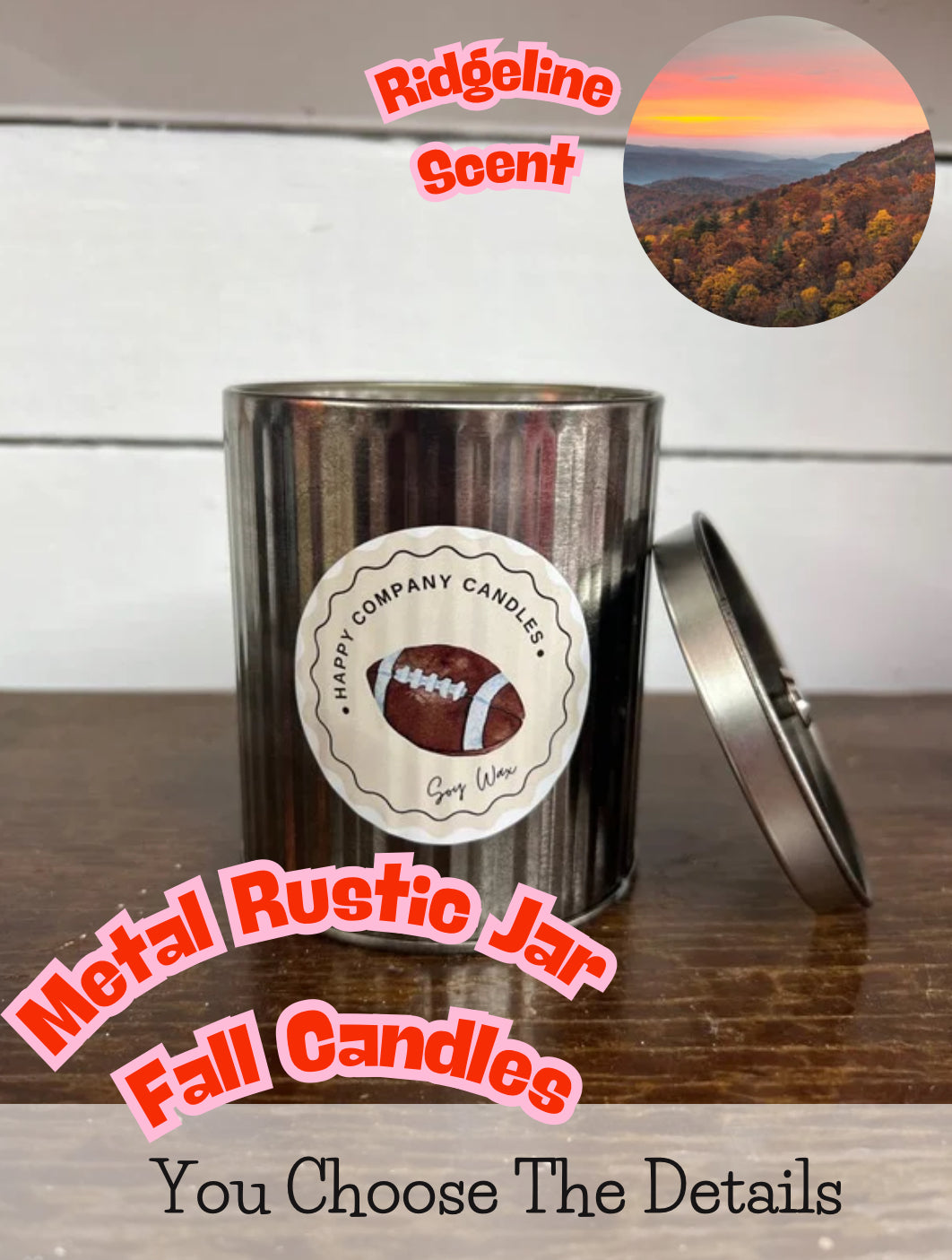 Metal Rustic Fall Scents (Choose details below)