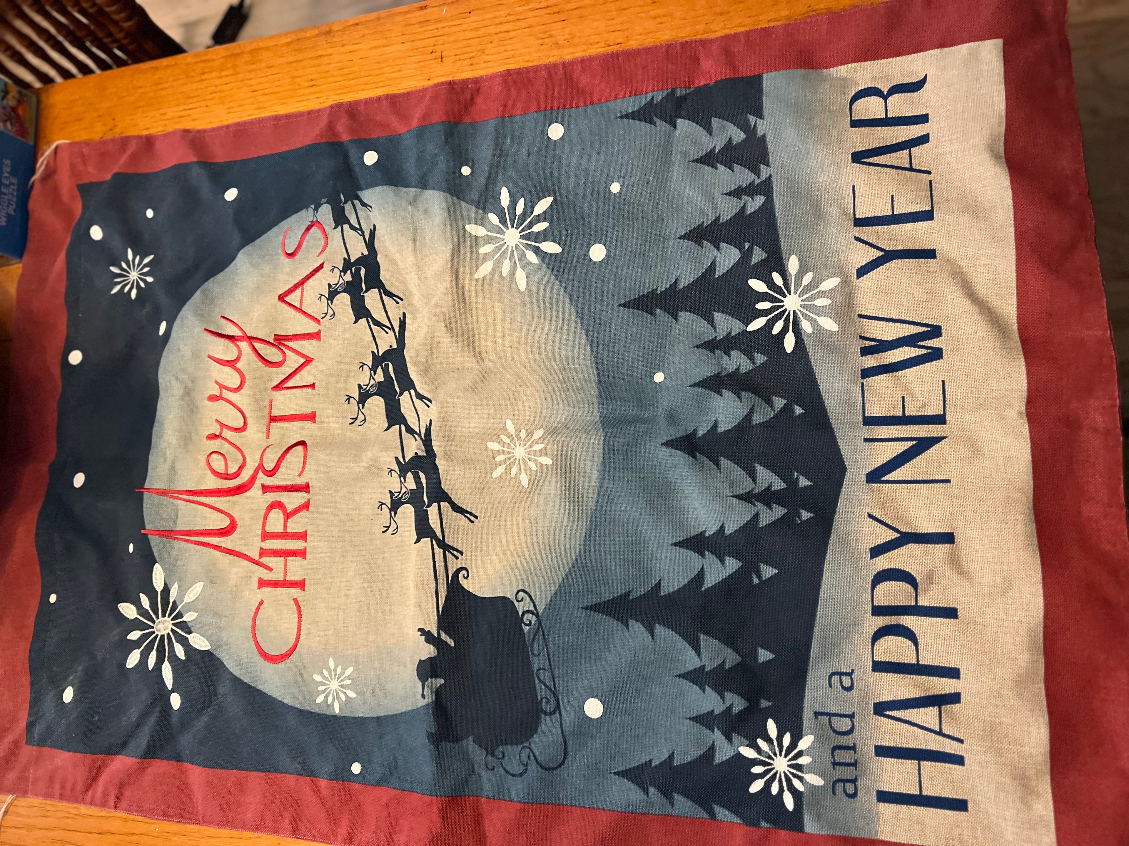 Merry Christmas Outdoor Flag