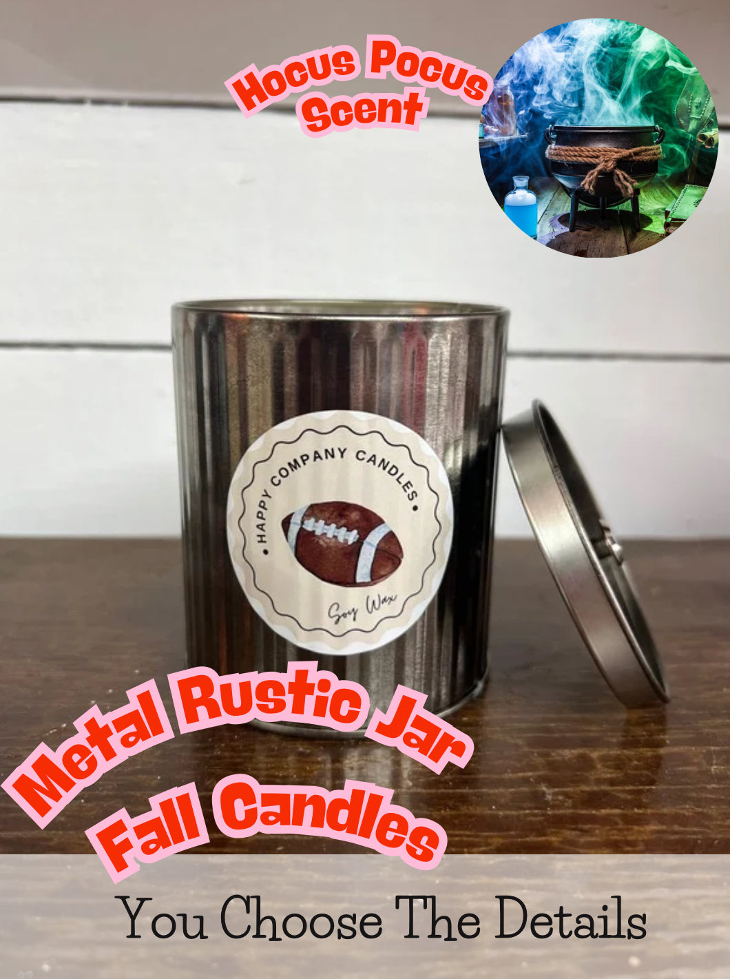 Metal Rustic Fall Scents (Choose details below)