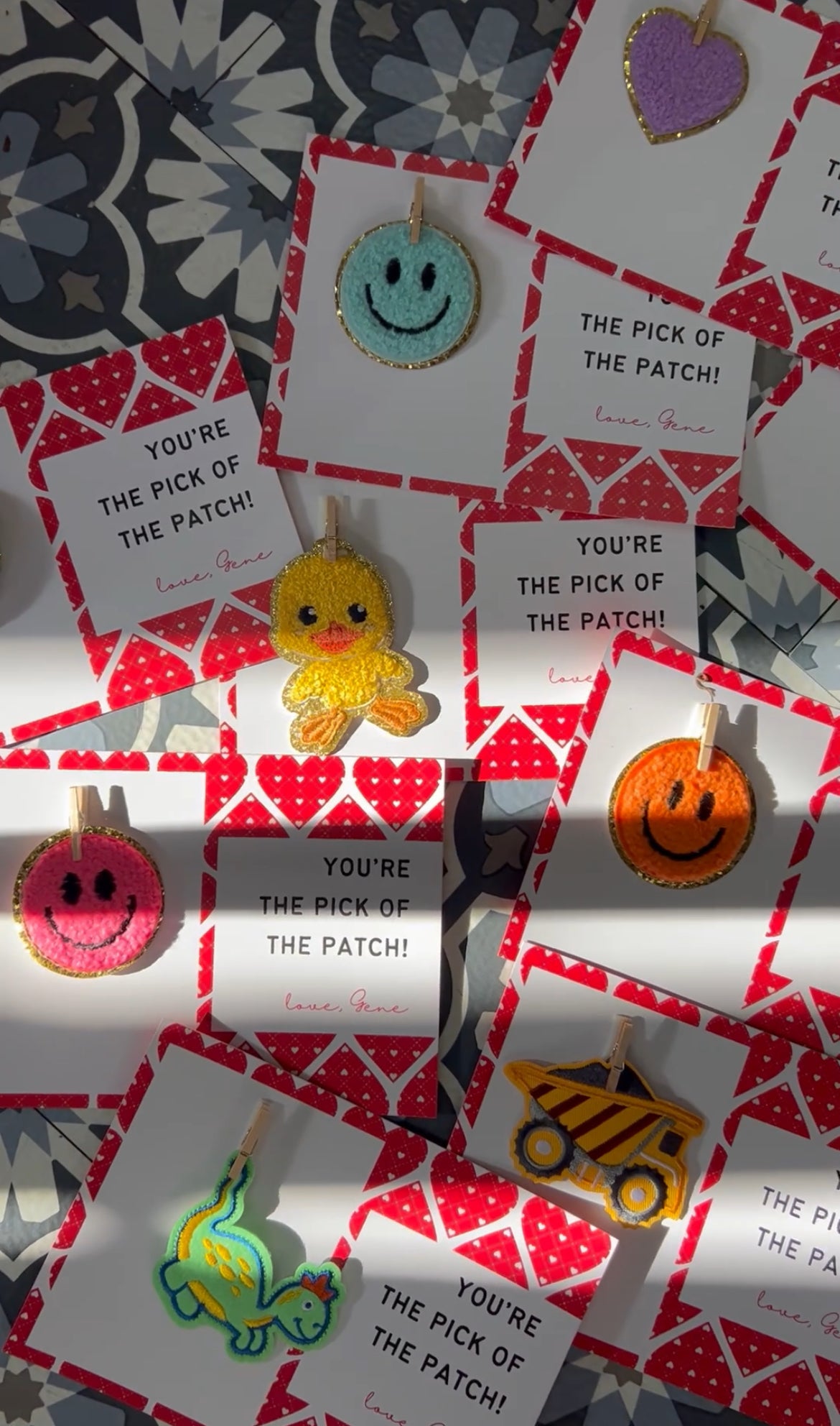 ❤️You’re the pick of the Patch (Custom Valentine favors with 1 patch per card)