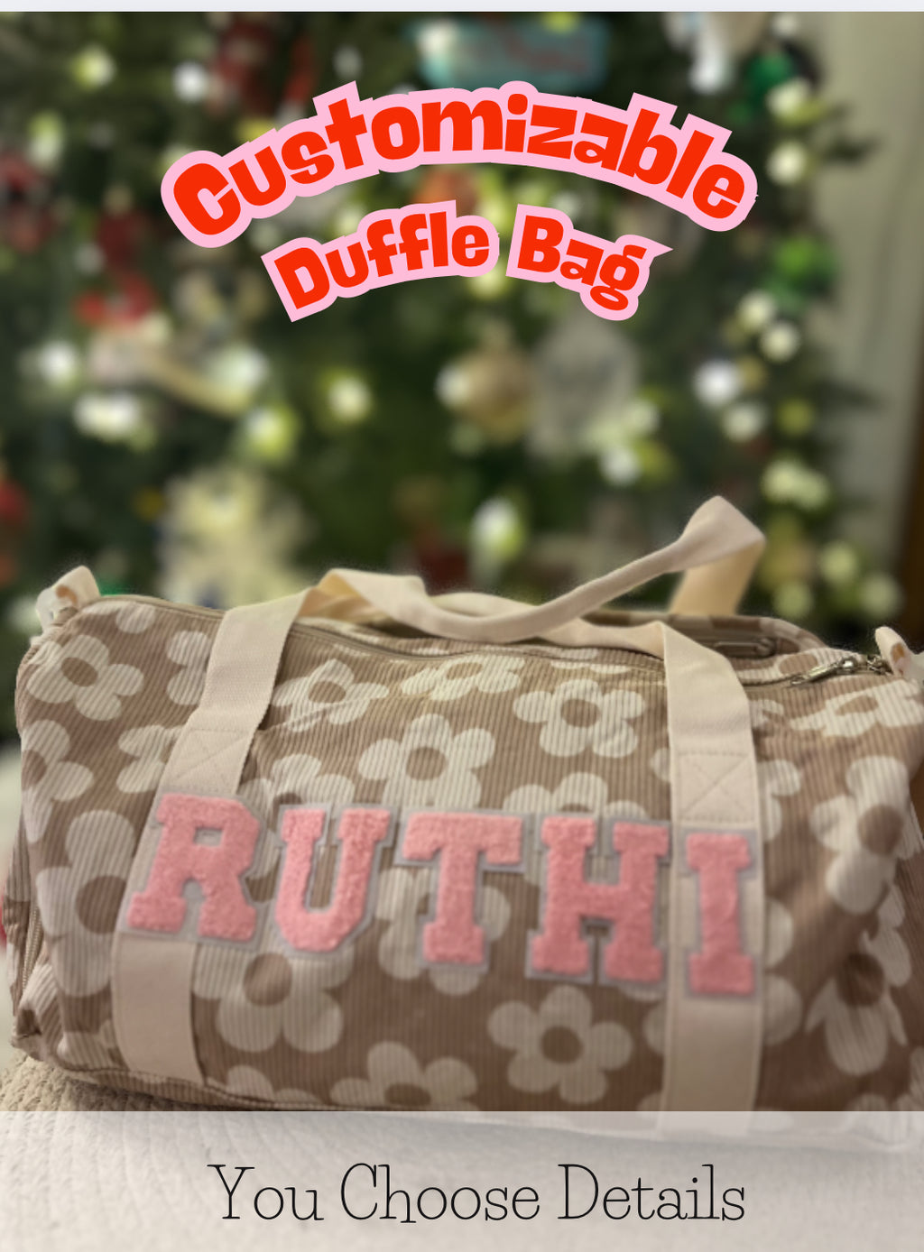Customizable Duffle Bag