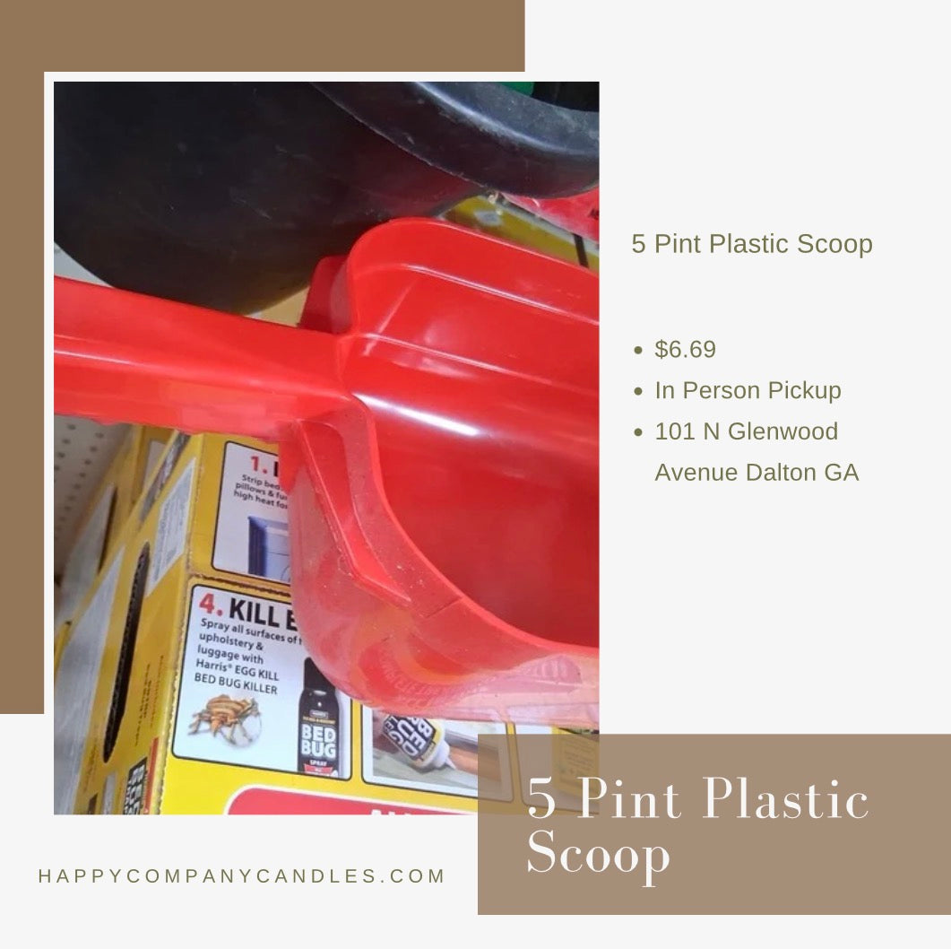 5 Pint Plastic Scoop
