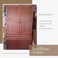 Dark Wood Armoir