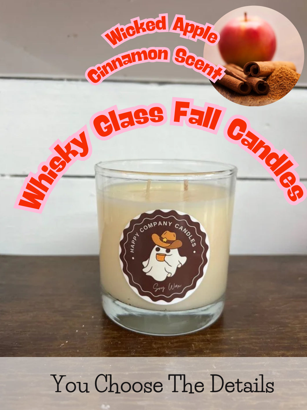 Whisky Glass Fall Scents (Choose details below)