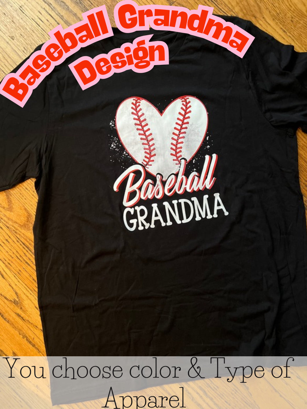 Baseball Grandma Design